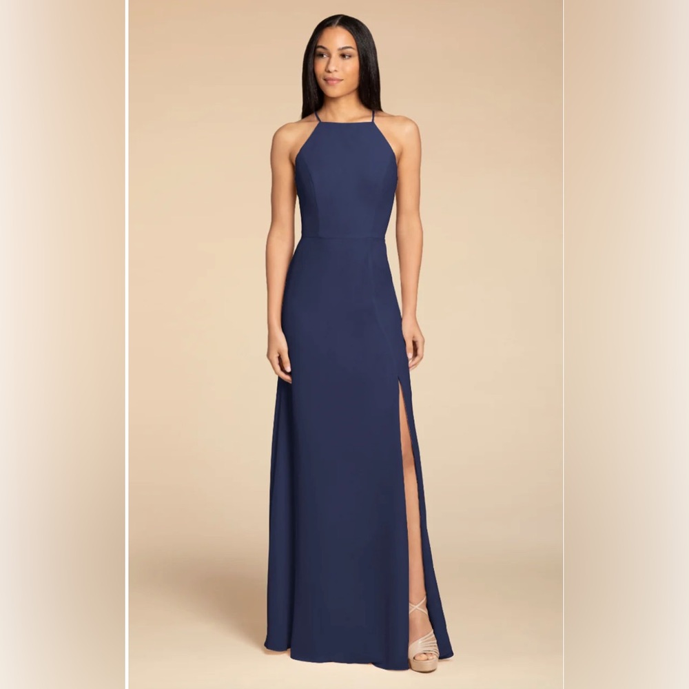 Hayley Paige Occasions Bridesmaid Dress - style 5918 in Indigo
